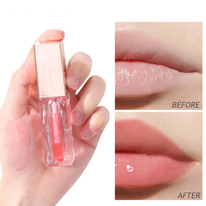 Lipstick Vivid Color Glossy Lip Makeup Mirror Moisturizing Lip Glaze Glossy Lip Makeup Tinted Lip Gloss Lip Stain For Female